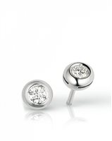 Orecchini Fanton Gioielli Donna in Oro bianco Diamante OROR-317-52